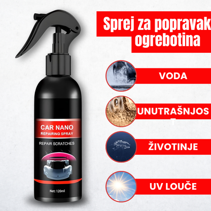 Zaštitni vosak u spreju za popravak ogrebotina