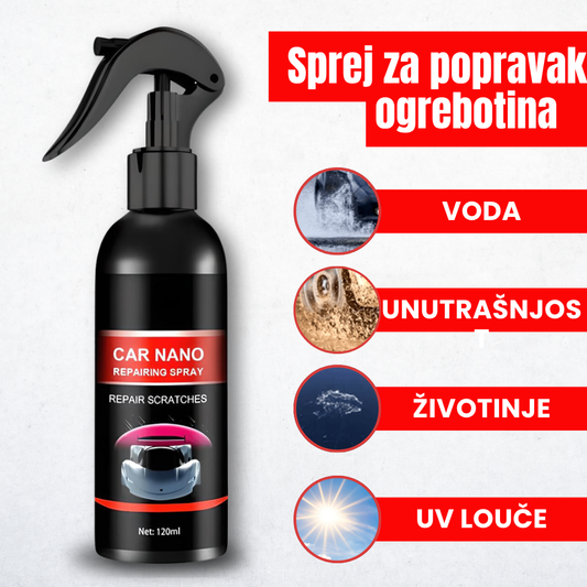 Zaštitni vosak u spreju za popravak ogrebotina