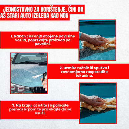 Zaštitni vosak u spreju za popravak ogrebotina